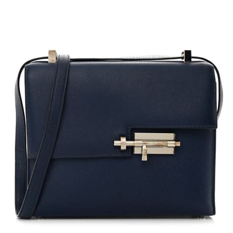 HERMES Allegro Verrou 21 Bleu Encre 1472624 .